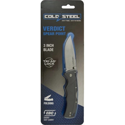 Ніж Cold Steel Verdict Spear Point Black (блістер) (CS-FL-C3SPSSZ) Вінниця - фото 4