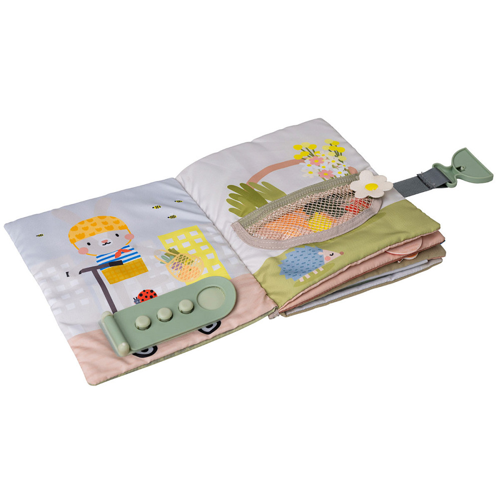 Розвивальна м'яка книжка - Бізібук зайченятка Дніпро - фото 1