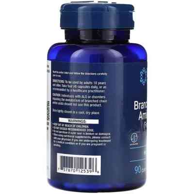 Вітамінно-мінеральний комплекс Life Extension Амінокислоти з розгалуженим ланцюгом, Branched Chain Amino Acids, 90 (LEX-12539) Вінниця