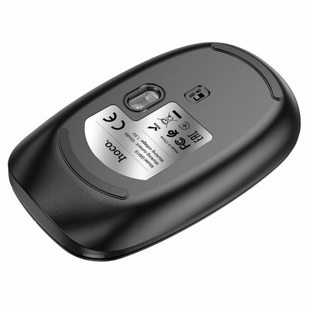 Миша бездротова Hoco GM15 Art dual-mode business mouse, колір чорний 6931474760579 Одеса - фото 4