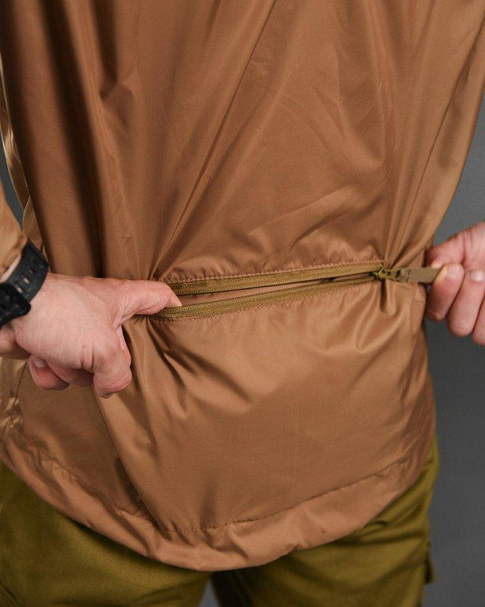 Куртка дождевик компактная ветровлаго защита складывается в карман   L Одесса - изображение 8