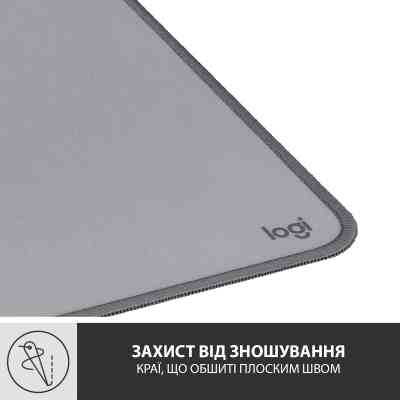 Коврик для мышки Logitech Desk Mat Studio Series Mid Grey (956-000052) Винница