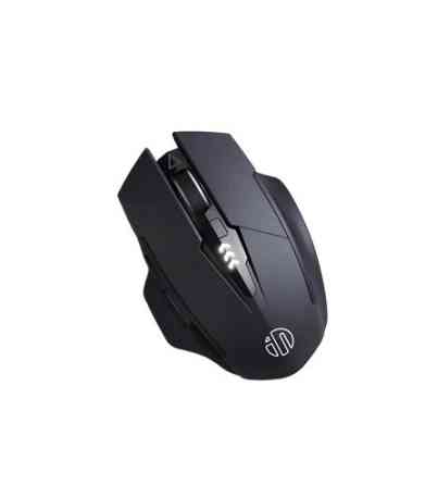 Миша бездротова Inphic F1 з Usb 2.4Gz, акумулятором, 1600 Dpi, mate black З Індикатором Заряда Запоріжжя