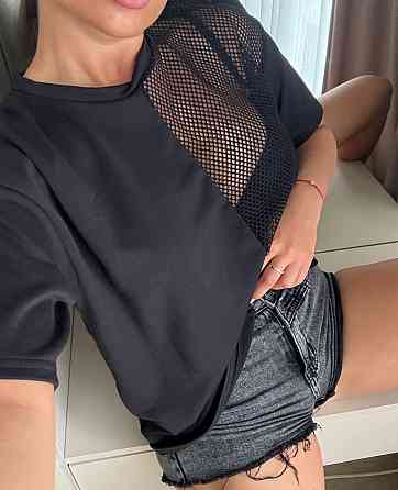 Жіноча стильна оверсайз футболка з сіткою двонитка Одеса