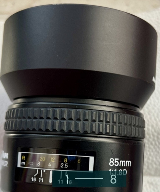 Объектив Nikkor AF 85mm f1.8D Київ - фото 8