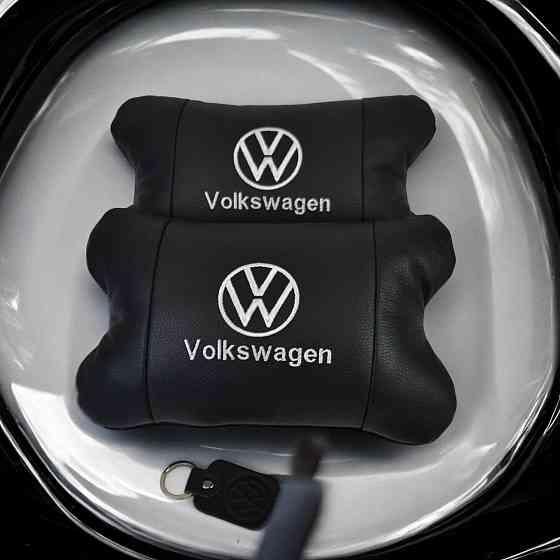 Автомобільна подушка в подарунок, Подушка підголівник з логотипом, Автоподушка подарунок HS-68 Львів