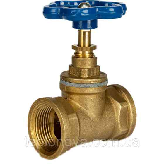 Кран ХВ вентильный прямой латунный 3/4″ВР х 3/4″ВР литейный Б1112А VA Черновцы