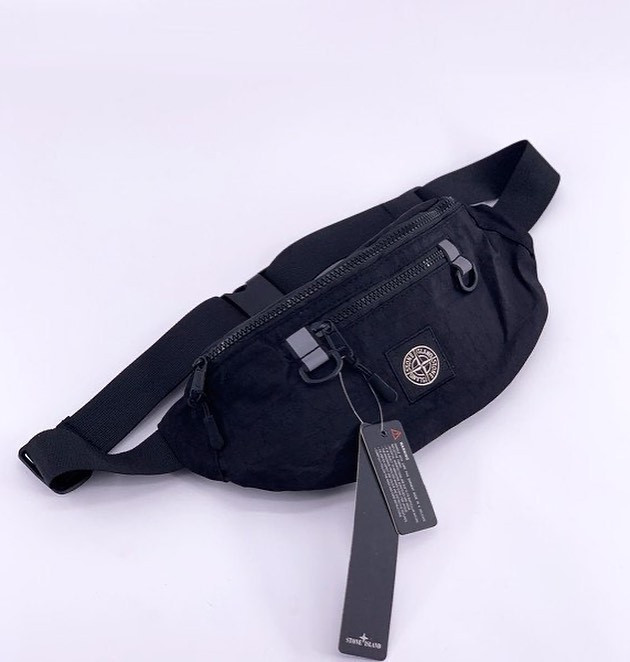Поясна сумка Stone Island Sling Crossbody чорний Запоріжжя - фото 1