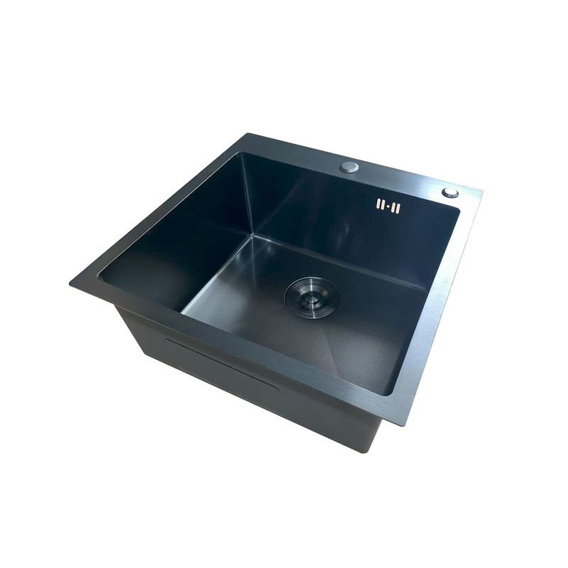 Мийка Mixxus MH5050 Micro Decor Black (3.0/0.8) з нерж. сталі (колір чорний) (MI8215) Київ - фото 4