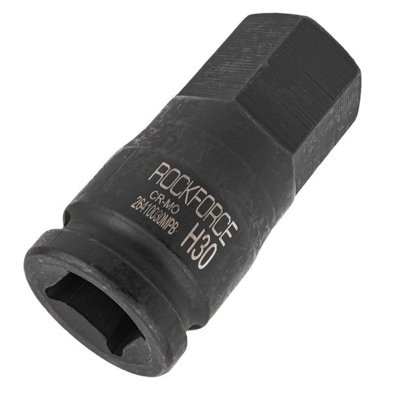 Головка-бита ударна 6-гранна 30 мм, 3/4" ROCKFORCE RF-26410030MPB Одеса - фото 2