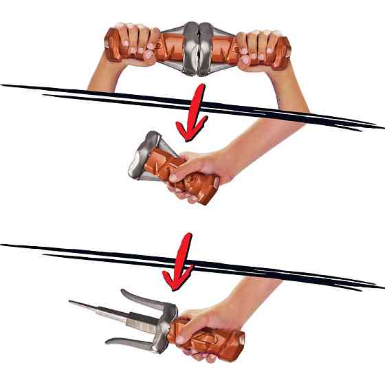 Набір іграшкової зброї Кинджал-сай Рафаеля TMNT 83524 трансформується Вінниця