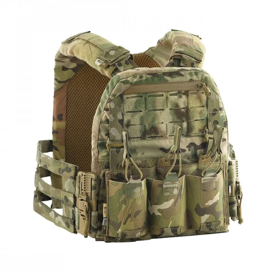 Тактична плитоноска без плит M-Tac Cuirass QRS зі швидким скиданням (Мультикам) Вінниця