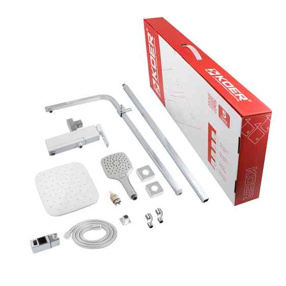 Душова колона зі змішувачем KOER KB-56009-04 3 функціі (Колір хром+білий) (KR5987)   ( 26448 ) Харьков