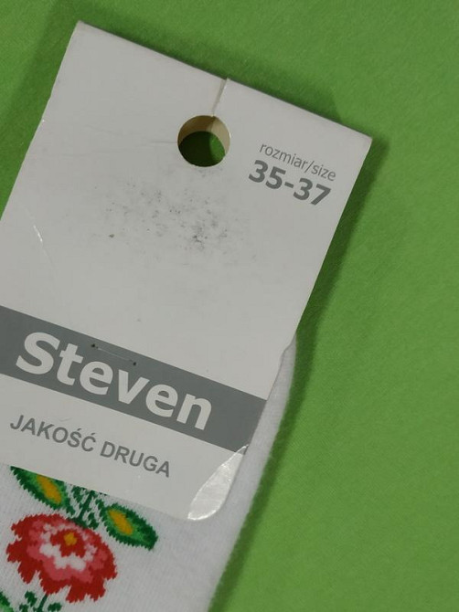 Носки женские тёплые высокие steven 370733 размер 35-37 Славута - изображение 2