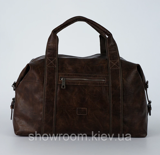 Дорожня чоловіча сумка саквояж David Jones (4132) коричнева Київ