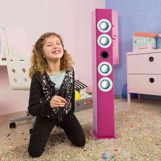 Аудіосистема башта колонка Auna Tallgirl з функцією караоке, USB, AUX, Radio FM, Bluetooth з Німеччини Дніпро