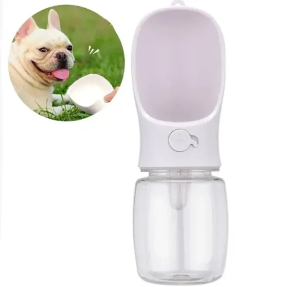 Поилка бутылка для собак 2-в-1 и контейнер для еды, AND 123 Коломыя