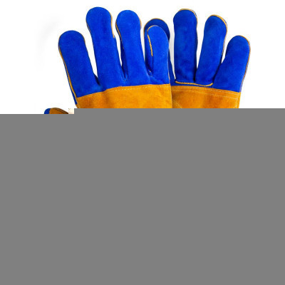 Защитные перчатки Sigma краги сварщика р10.5, класс А, длина 35см (сине-желтые) (9449321) Винница - изображение 1