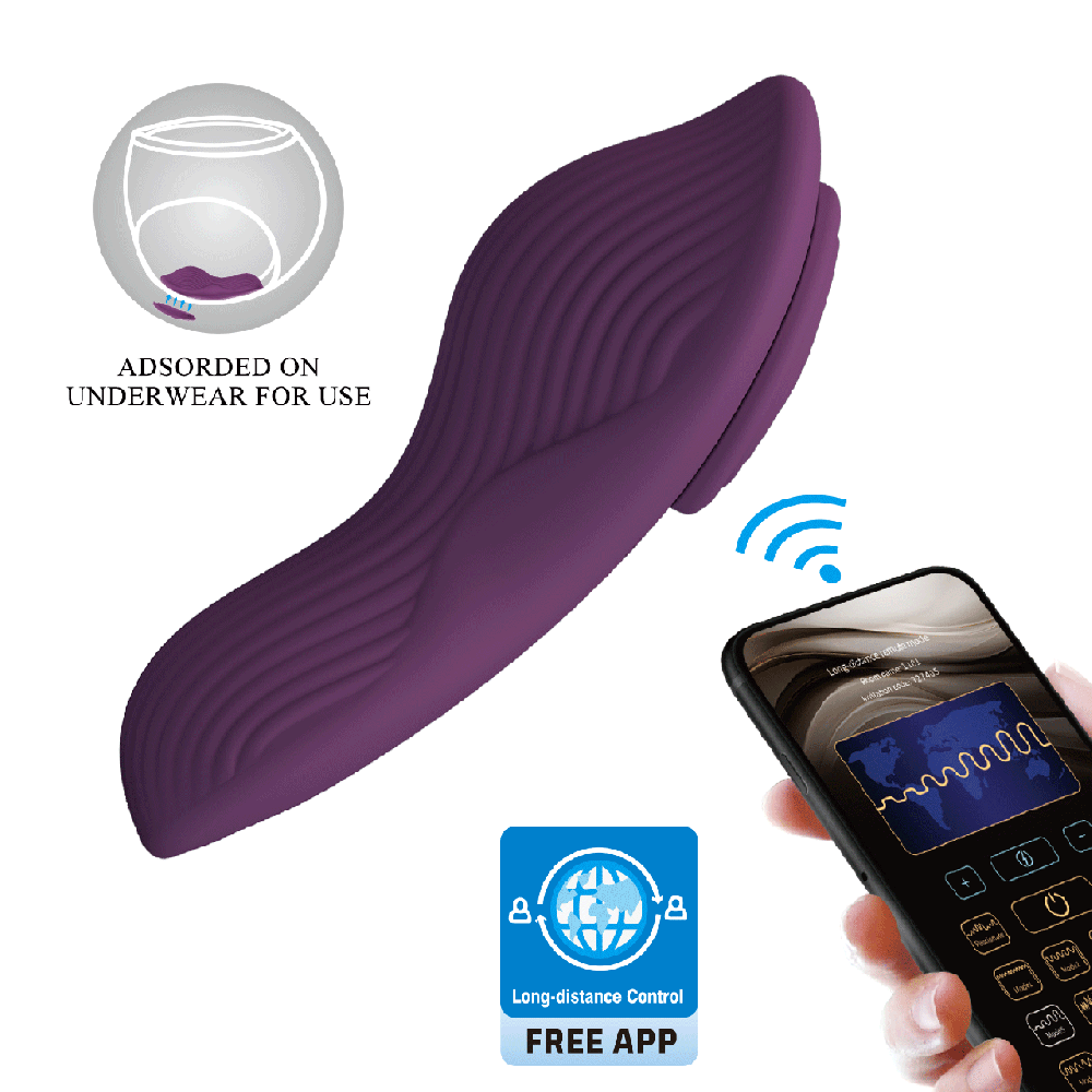 Вібратор - Pretty Love Mobile App Control Mane Stimulator Purple Sex Aura Київ - фото 2
