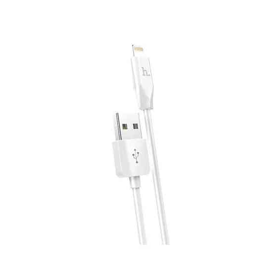 Кабель HOCO X1 USB to iP 2.4A, 2m, PVC, PVC connectors, White Киев