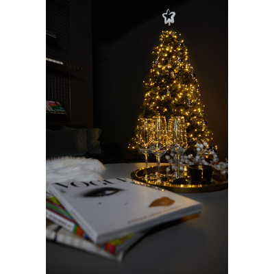 Гірлянда Twinkly Smart LED Strings AWW 400, BT+WiFi, Gen II, IP44, кабель чор (TWS400GOP-BEU) Вінниця - фото 7