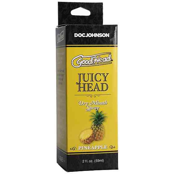 Зволожувальний спрей оральний Doc Johnson GoodHead – Juicy Head Dry Mouth Spray – Pineapple 59мл Sex Aura Київ