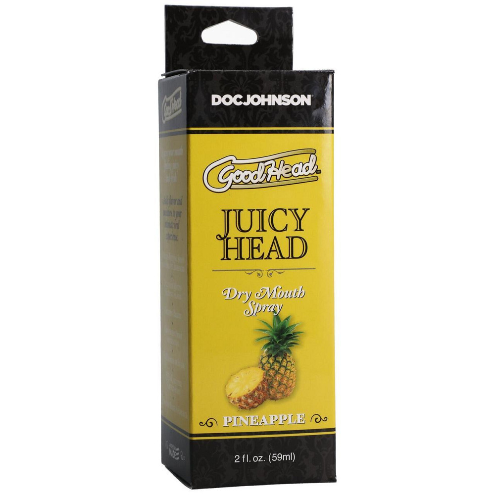 Зволожувальний спрей оральний Doc Johnson GoodHead – Juicy Head Dry Mouth Spray – Pineapple 59мл Sex Aura Київ - фото 2