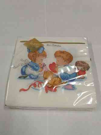 Бумажная салфетка на свадьбу (ЗЗхЗЗ, 20шт) Luxy  Письмо  маме 804 (1 пачка) Харьков