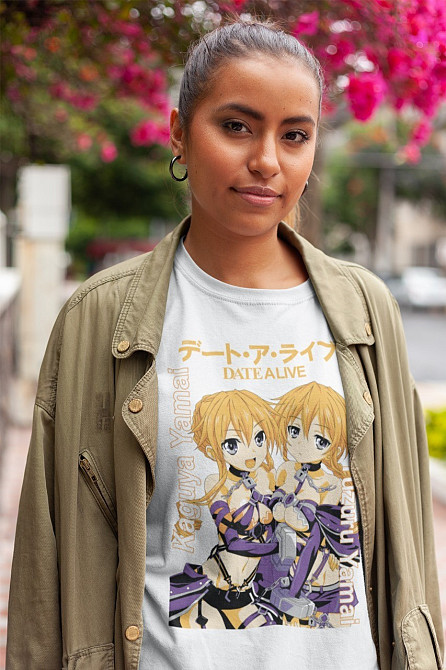 Футболка для хлопчика з аніме принтом Аніме Йамаі Сістер Дате оверсайз (зріст від 165 до 180) Чорний AnimeJ0136m Дніпро - фото 6