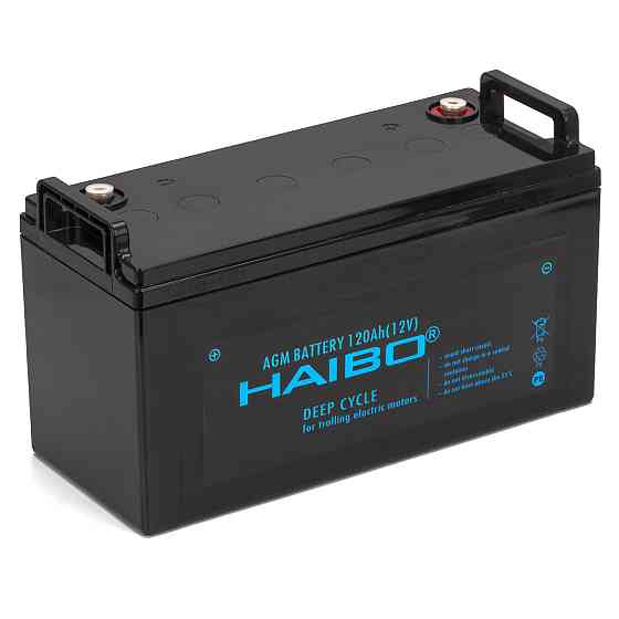 Гелевый Аккумулятор Haibo 120Ah 12V 32,6Кг Дніпро