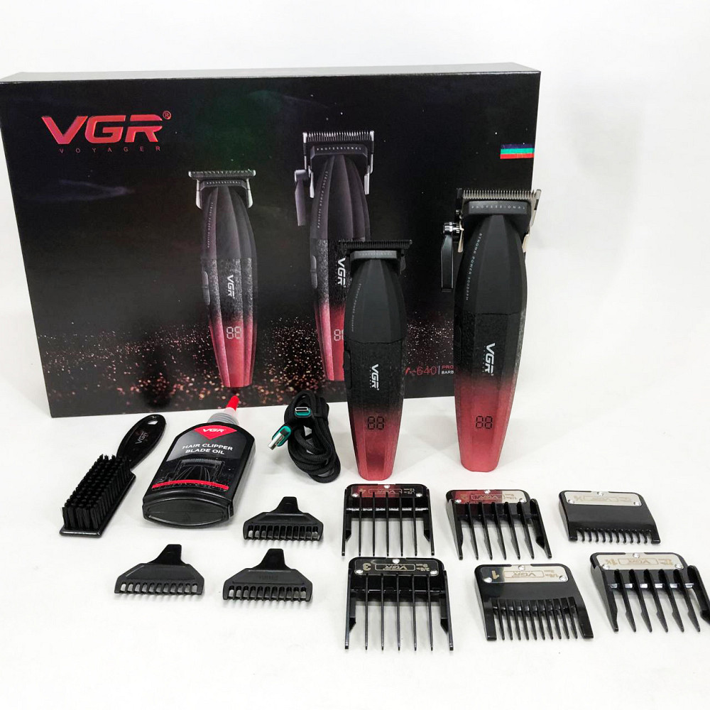 Машинка для стрижки голови VGR V-640, Хороший бездротовий триммер, Електромашинка для волосся FQ-25 Львів - фото 8
