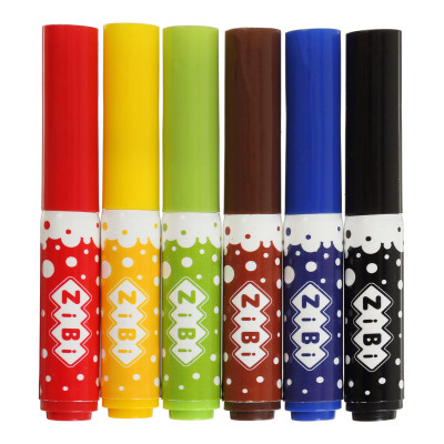 Фломастери ZiBi BABY Line SUPER JUMBO SUPERWASHABLE 6 кольорів (ZB.2816) Вінниця - фото 2