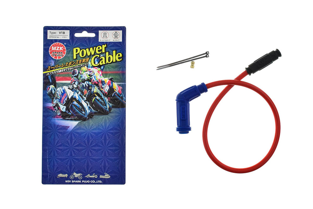 Бронепровід 550mm (червоний) (+зєднувач, свічник синій 45*(135*) MZK Київ - фото 1