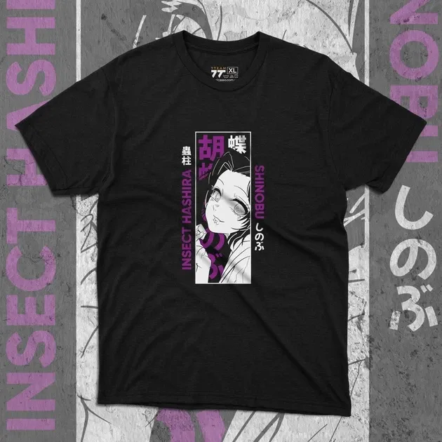 Футболка для подростка мальчика с принтом Клинок, рассекающий демонов Шинобу Кочо Размер 160 Anime10406 Днепр - изображение 1