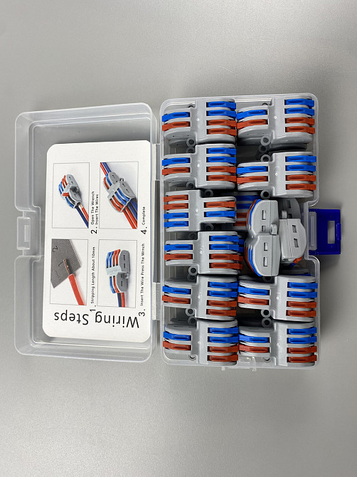 Набір з'єднувачів автопроводу від 0.08-4.00 мм (22 штуки) струм 32А Мукачево - фото 9