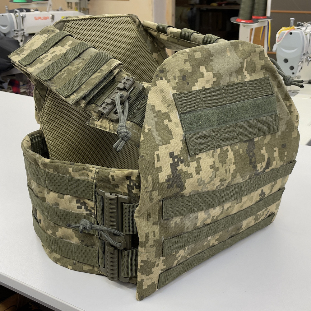 Плитоноска Plate Carrier зі швидким скиданням IRR Cordura 500 D Піксель ММ-14 (olive) Запоріжжя - фото 1
