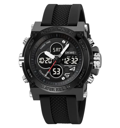 Часы мужские наручные спортивные Skmei 2065 (Черный с черным) Винница