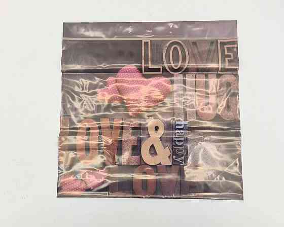 Полиэтиленовый пакет (40х40) с пластиковой ручкой  