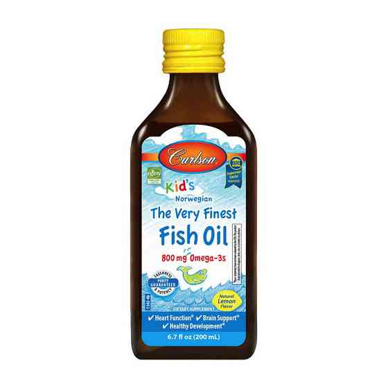 Kid's The Very Finest Fish Oil 800 mg Omega-3s (200 ml, lemon) Луцк