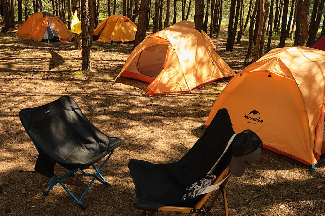 Намет надлегкий двомісний  з футпринтом Naturehike Star-River 2 Updated NH17T012-T, 210T, помаранчев Київ - фото 4