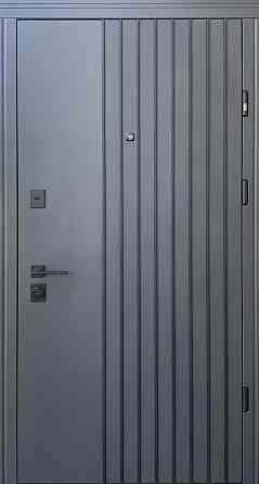 Двері вхідні металеві Страж Delica AL MONO 850х2040 мм антрацит Праві Київ