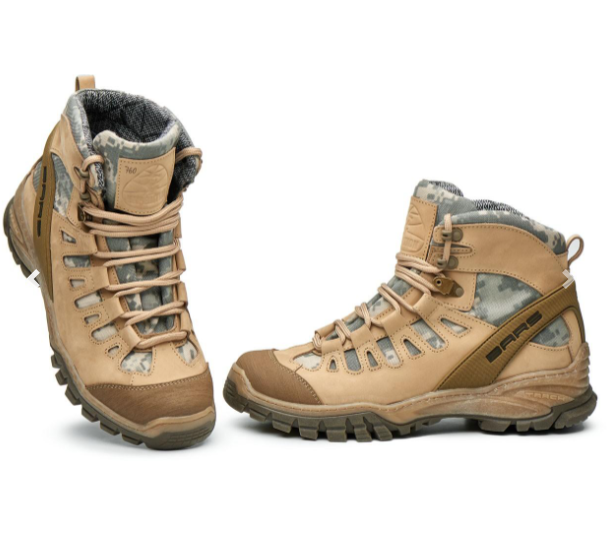 Тактичні Черевики демісезон, бежеві-піксель. Водонепроникні, міцні 606. 43(28.5см) Харків - фото 2