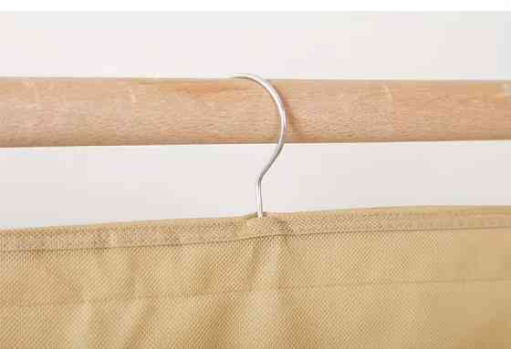 Органайзер на 24 отделения в гардероб бытовой для белья, подвесной, складной, бежевый Каменец-Подольский