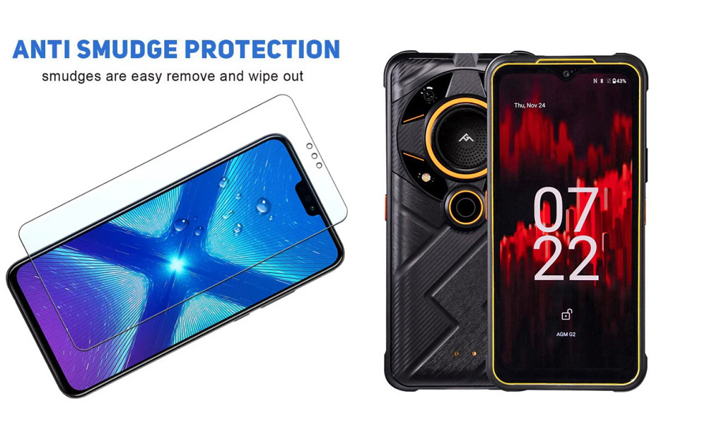 Защитное стекло NeoGlass для AGM G2, G2 Guardian, G2 Pro – ультрапрозрачное и устойчивое Киев - изображение 3