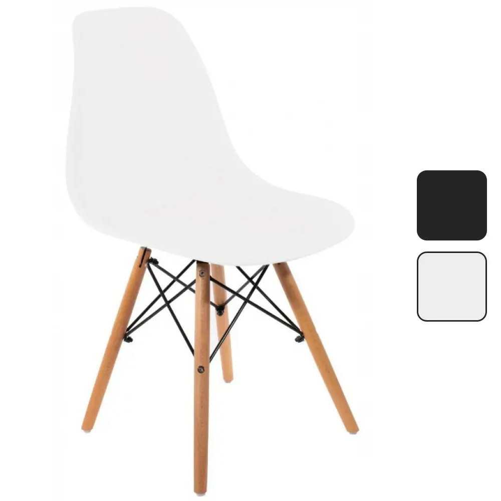 Современный стул Bonro В-173 FULL KD кресло для кухни Белый Киев - изображение 1