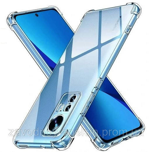 Xiaomi 12 Pro Прозрачный чехол (защита камеры + углы) Одесса - изображение 1