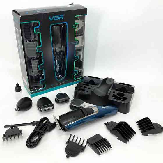 Машинка для стрижки з потужним акумулятором, Машинка для стрижки волосся з регульованою довжиною GH-77 Київ