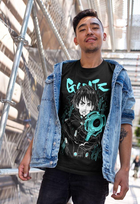 Футболка з аніме принтом Гантз Аніме Воман Манга оверсайз (S/M/L) Чорний AnimeJ1018 Дніпро - фото 2