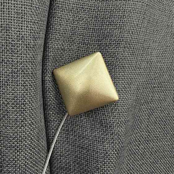 Магниты для штор и гардин Квадрат двусторонние набор 2 шт Золотистый (81-280) Киев