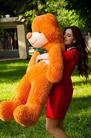 Плюшевий ведмедик М'яка іграшка Рафаель 140 см Карамельний Тернопіль